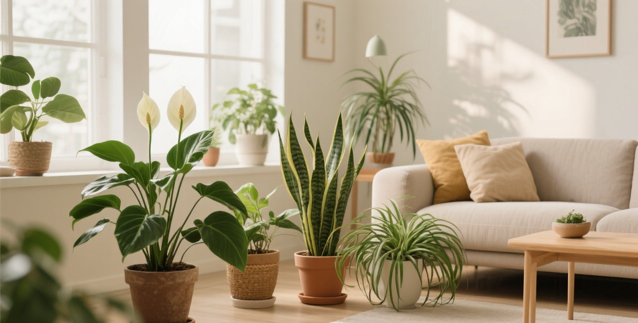 Best Houseplants for Purifying Indoor Air According to NASA Study