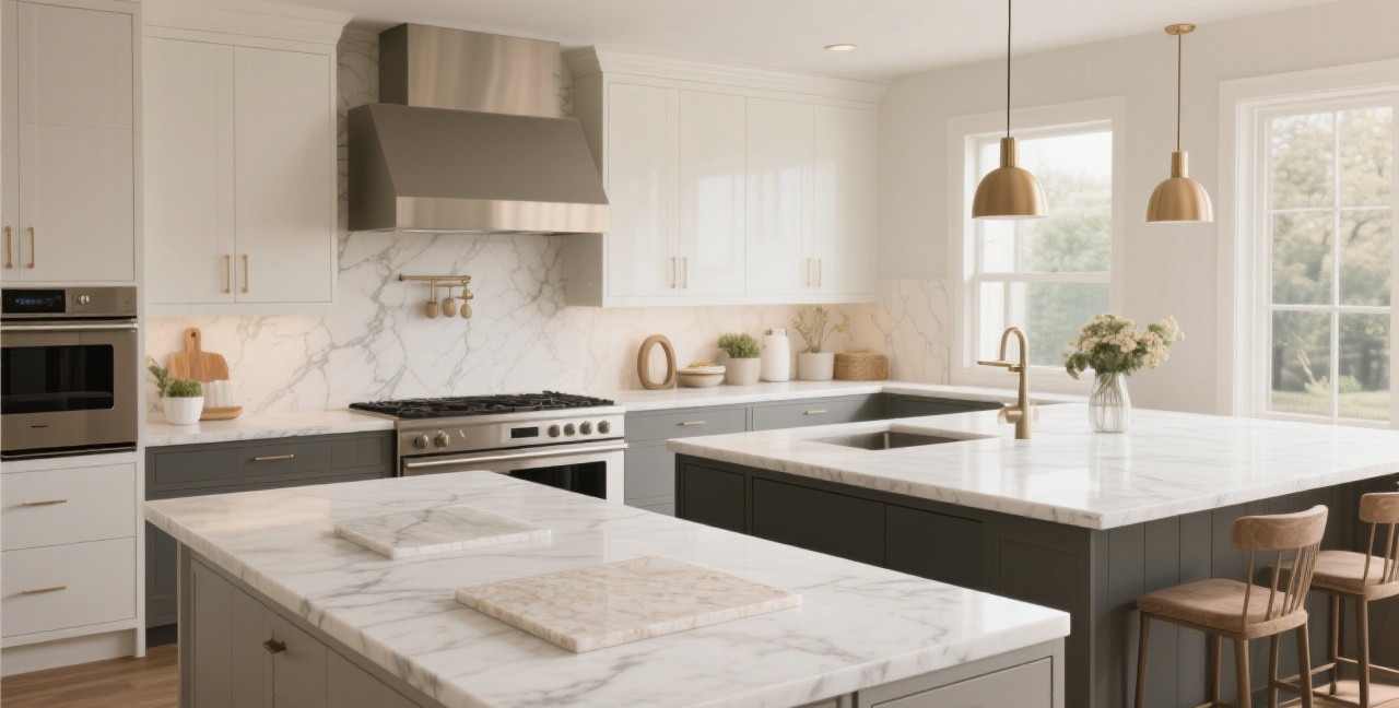 Choosing Kitchen Countertops: Granite Quartz Marble and More Compared