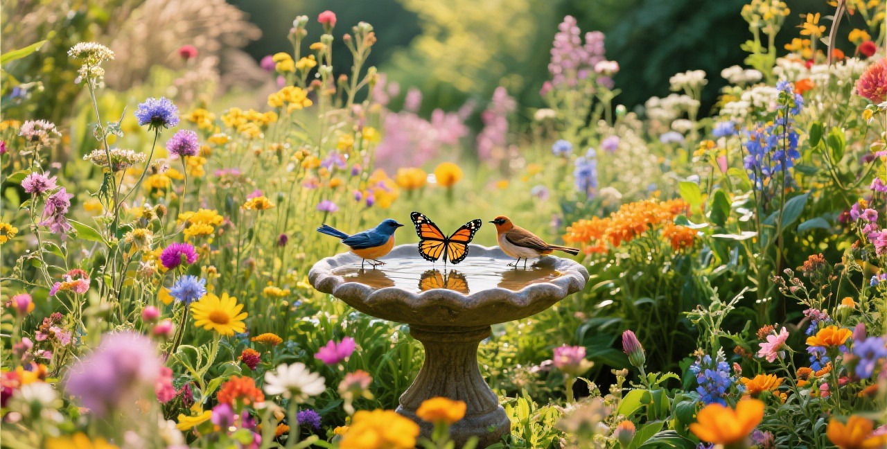 Designing a Wildlife-Friendly Garden: Birds Bees and Butterflies