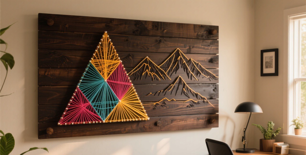 DIY String Art: Geometric Designs for Modern Decor