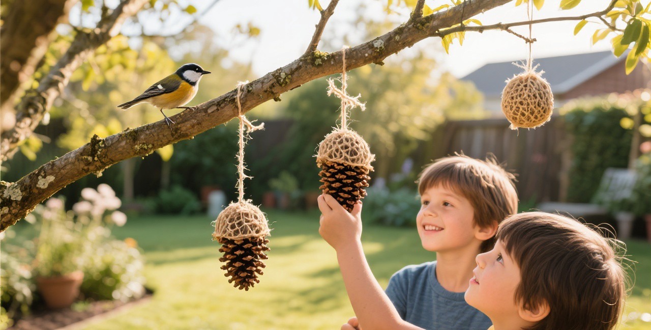 Easy Homemade Bird Feeders: A Nature Craft for Kids