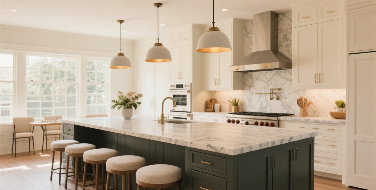 Kitchen Island Design: Size Shape and Features That Work Best