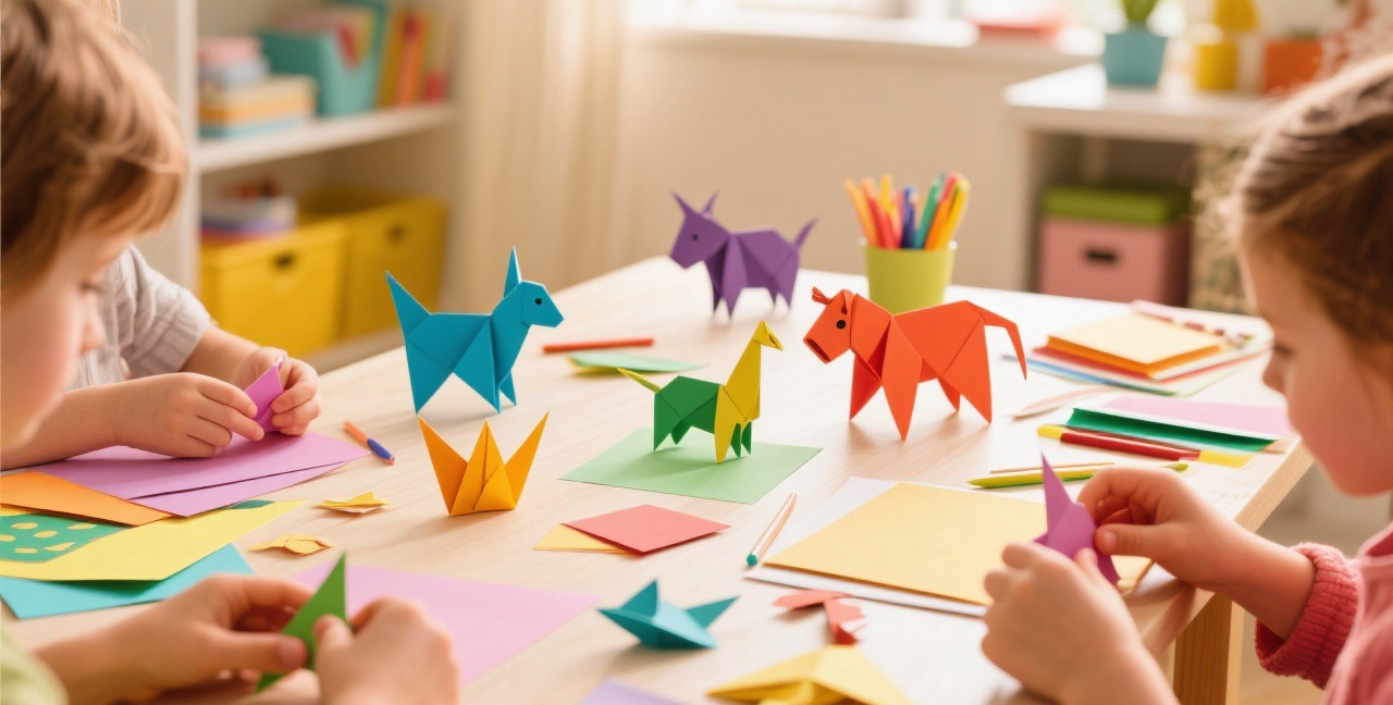 Paper Crafts for Kids: Origami Pop-Up Cards and More