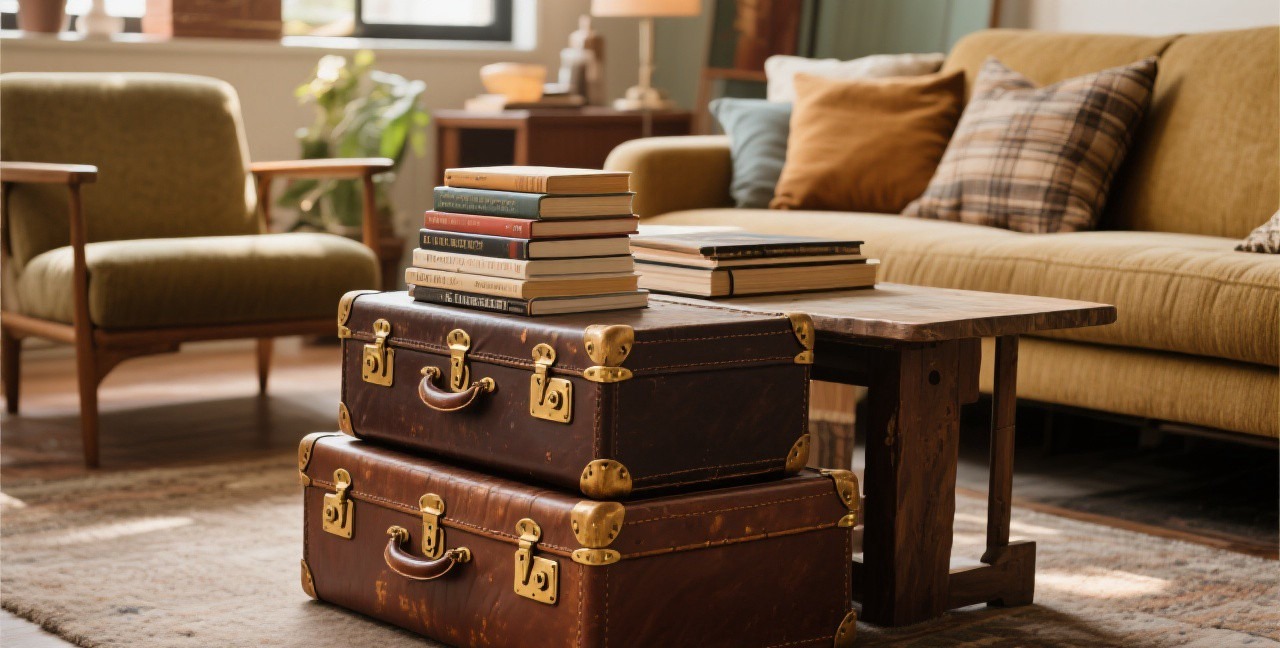 Repurpose Vintage Suitcases into Unique Storage and Decor