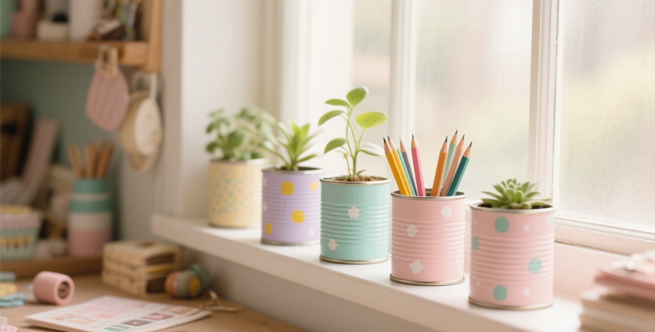 Upcycling Tin Cans: Clever Storage and Decor Solutions