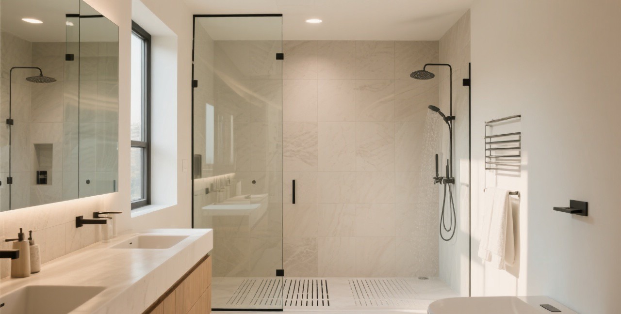 Walk-In Shower Design: Creating a Spacious Modern Shower Experience